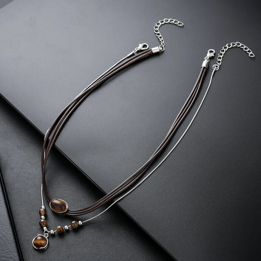 Elegant Tiger Eye Necklace