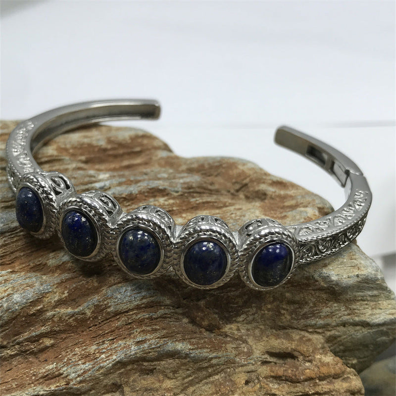 Vintage Lapis Lazuli Bracelet
