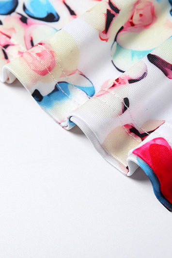 High Waist Print Pencil Skirt