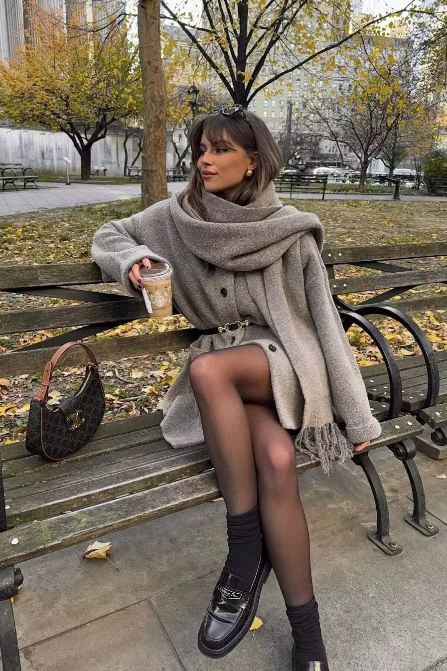 Scarf and Coat Set