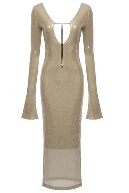 Coraline | Sequins Midi Dress