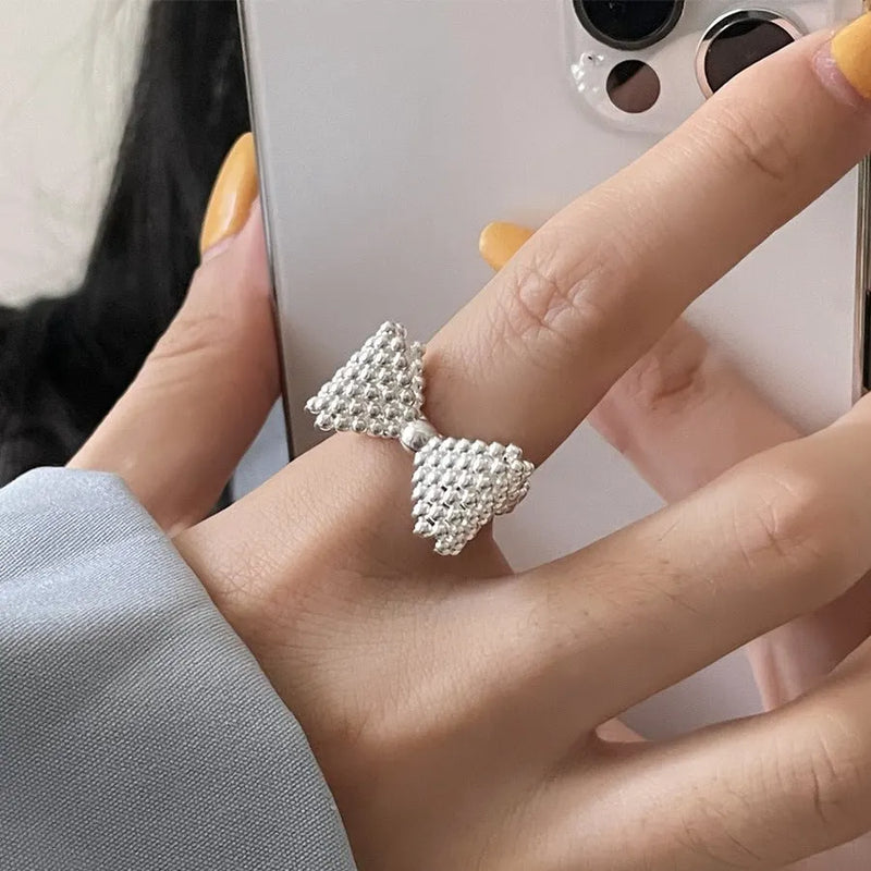 Sparkly Bow Ring