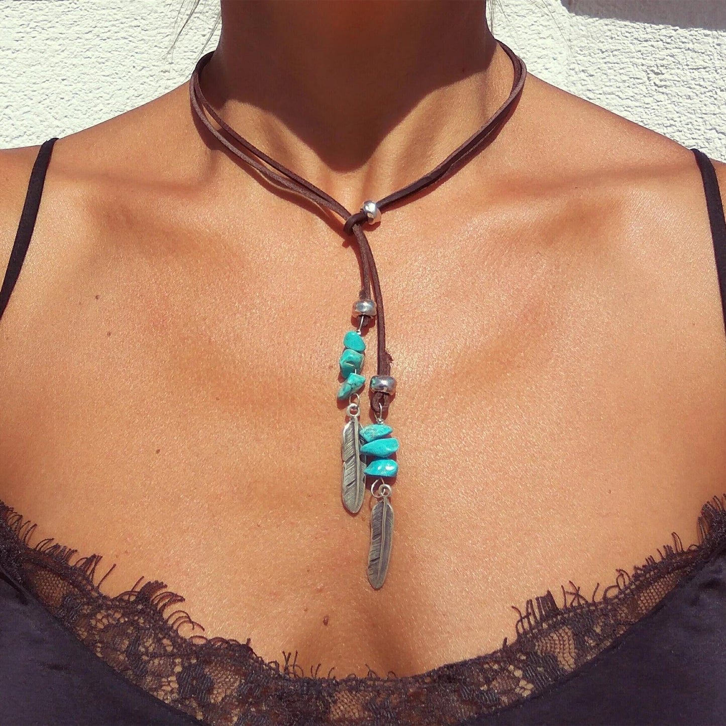Bohemian Turquoise Necklace