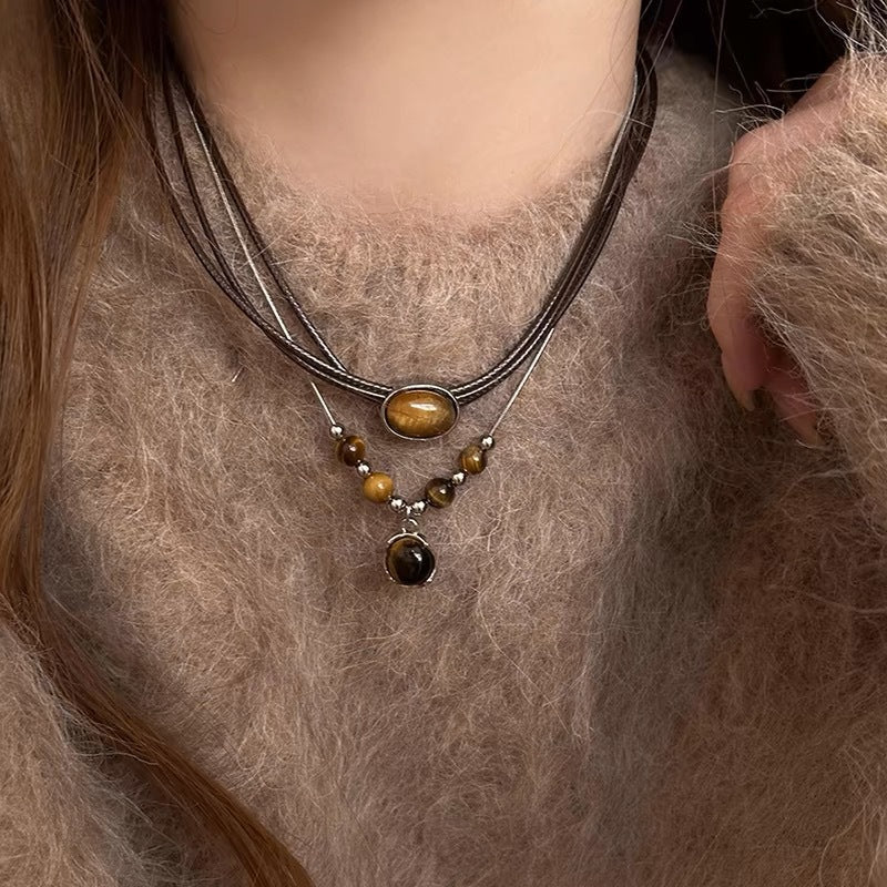 Bohemian Tiger Eye Necklace
