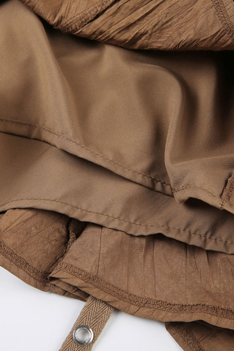 Wasteland Belt Asymmetrical Mini Skirt