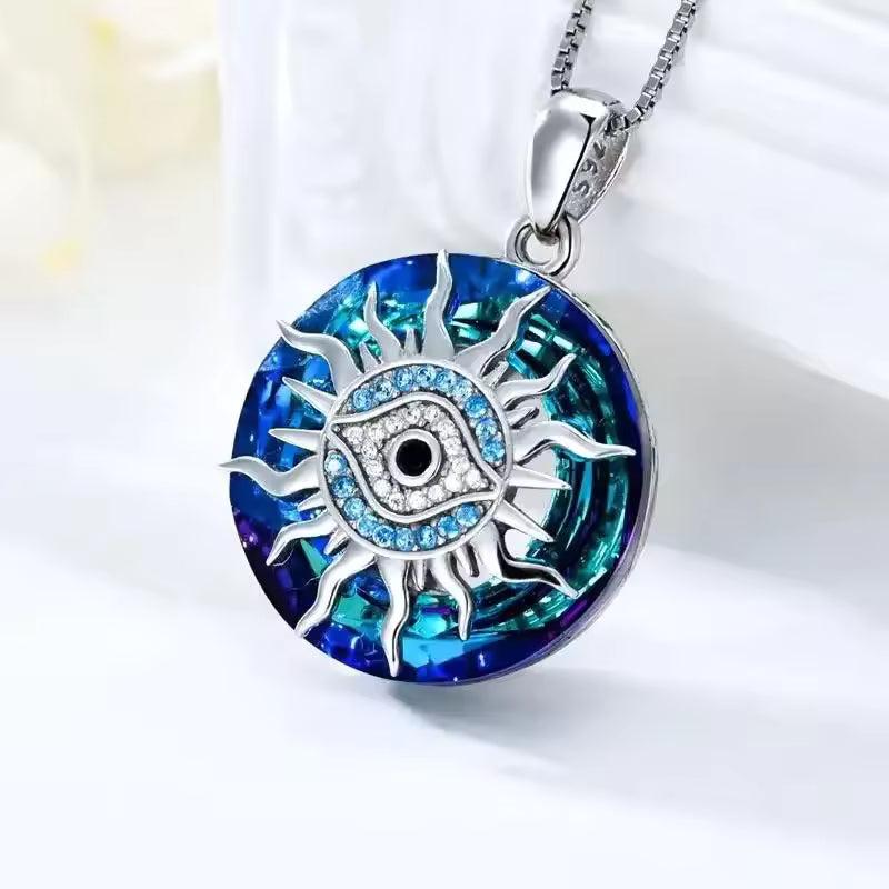 Celestial Blue Evil Eye Necklace