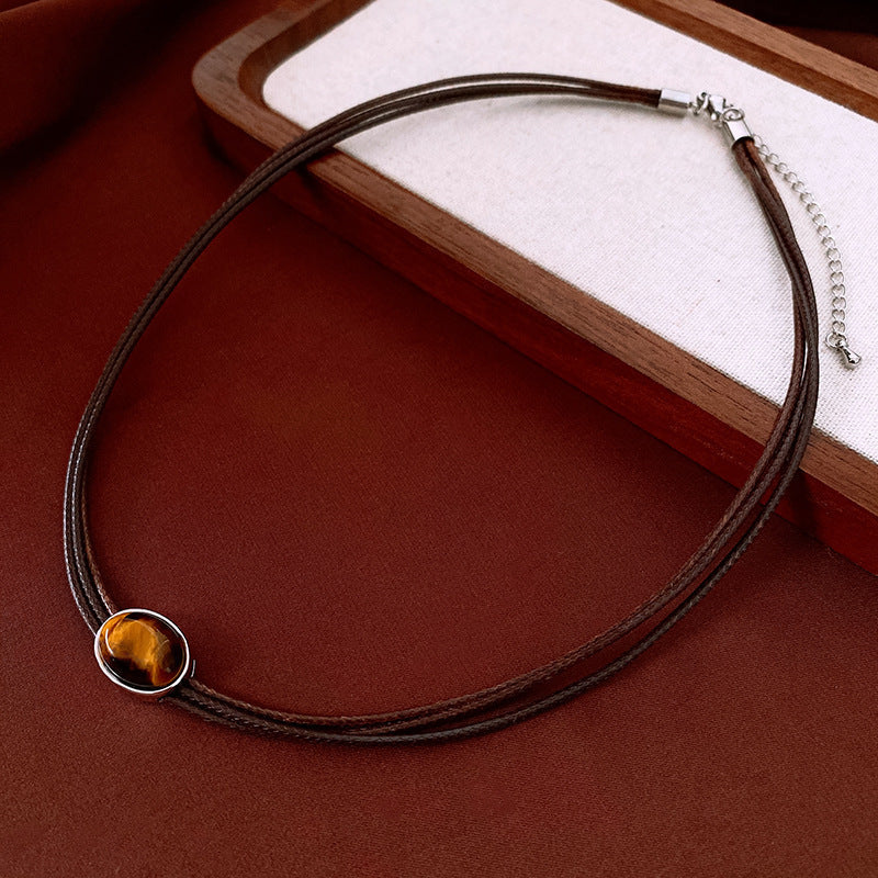 Vintage Tiger Eye Necklace