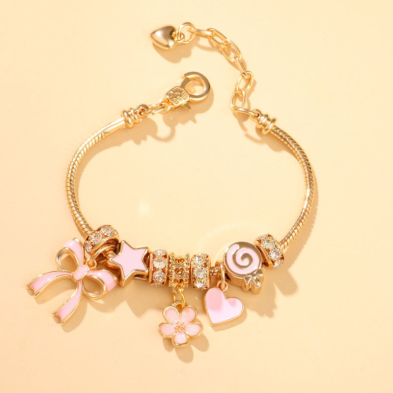 Charm Gold Bracelet