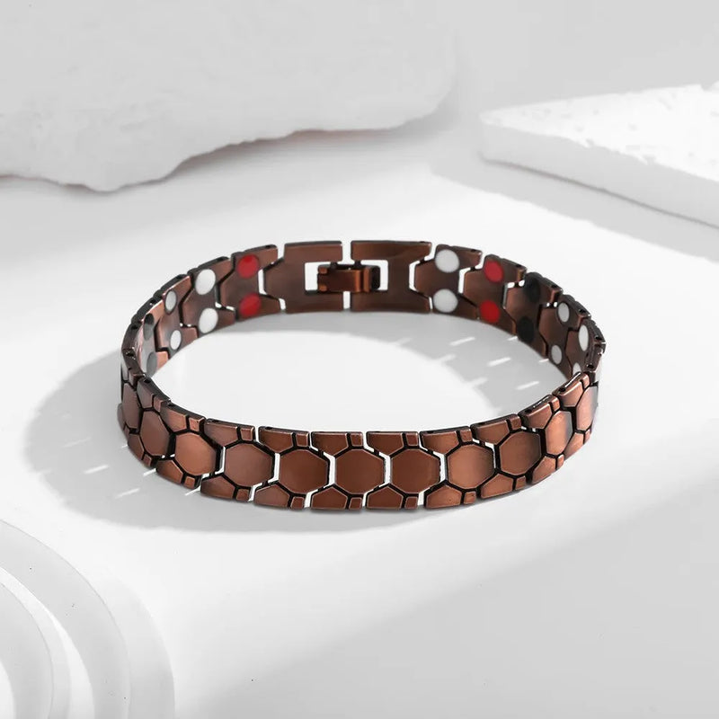 Copper Honeycomb Bracelet