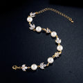 Vintage Pearl & Leaf Gold