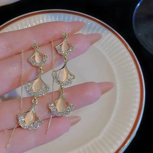 Elegant Pearl Drop Earrings