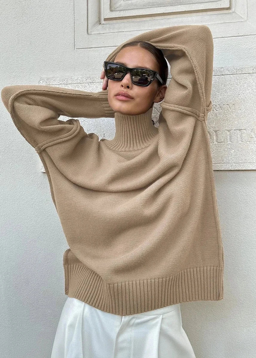 Modern Cozy Turtleneck Sweater - Timeless Comfort and Design