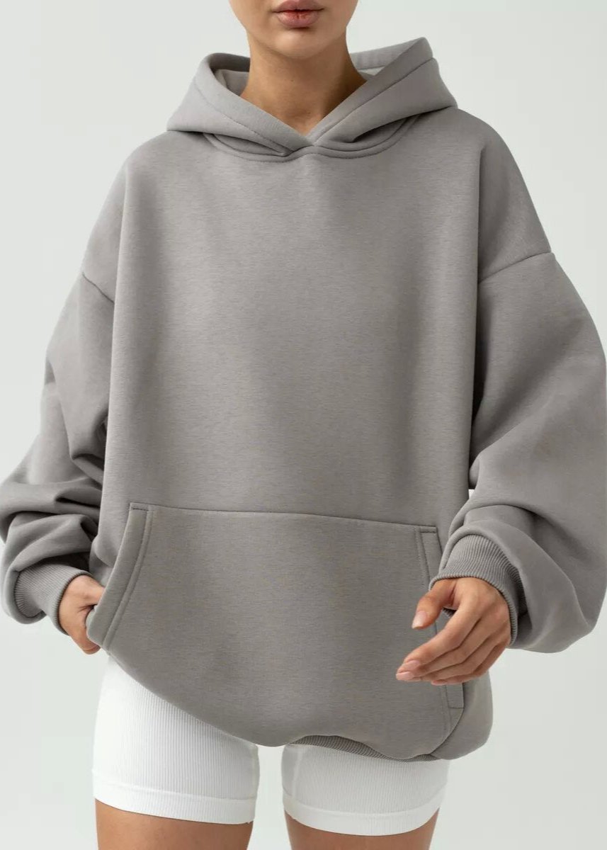 Cozy Long-sleeved Hooded Sweatshirt