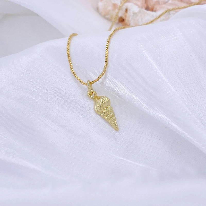 Gold Shell Necklace