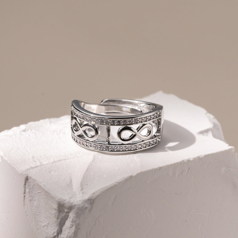 Elegant Infinity Ring