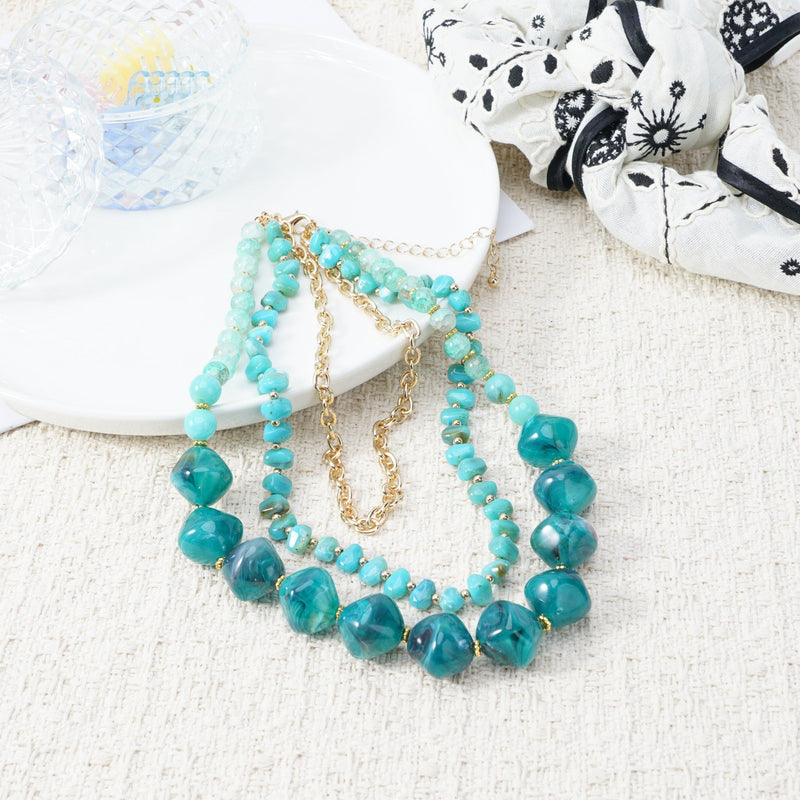 Turquoise Beaded Necklace