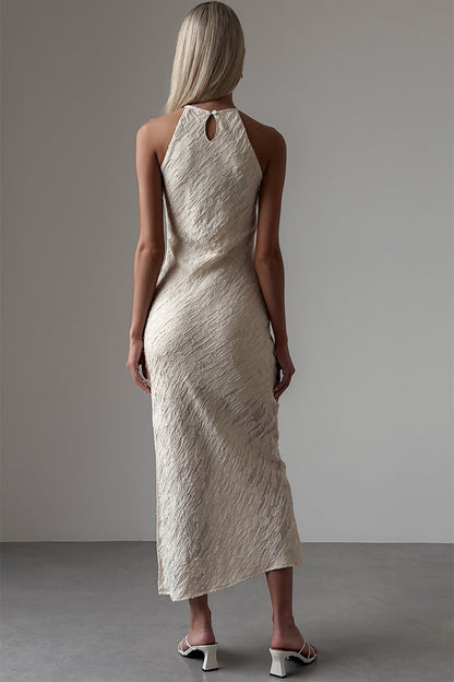 Julia Applique Sleeveless Midi Dress