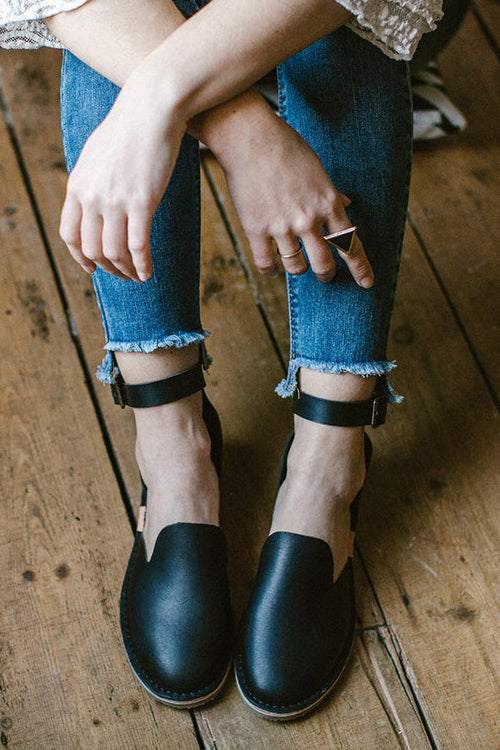 Ankle Strap Flats Sandal
