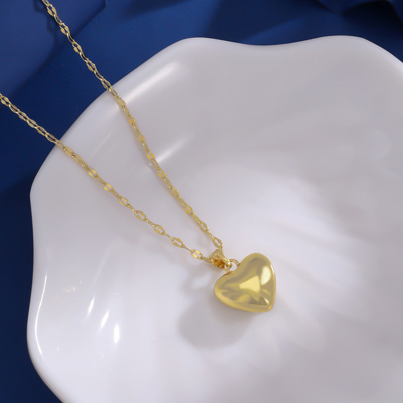 Classic Gold Heart Necklace
