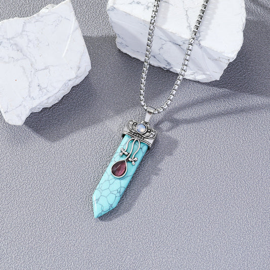 Turquoise Pendant Necklace