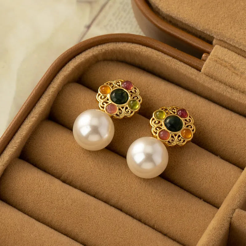 Vintage Pearl Earrings