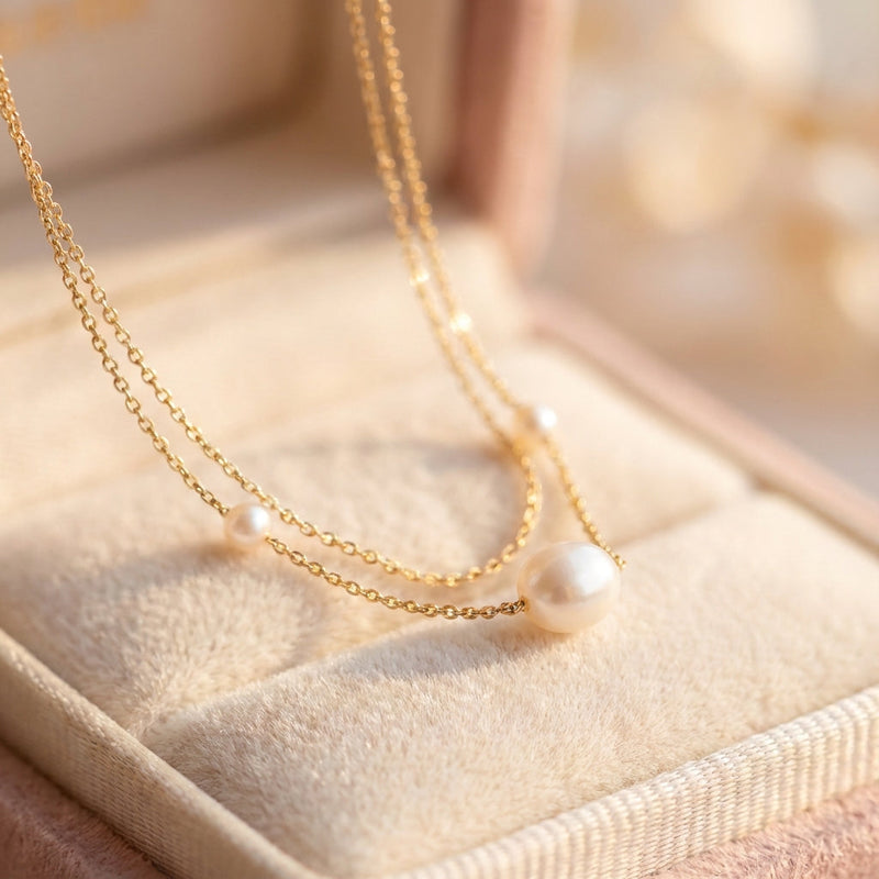 Freshwater Pearl Necklace Sustainable Ocean Inspired Jewelry
