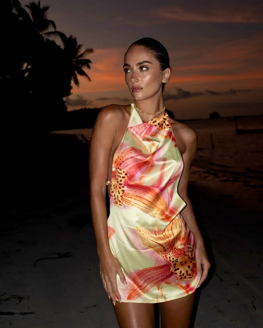 Lucia Backless Mini Dress