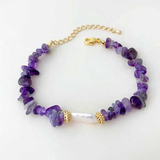 Elegant Amethyst Bracelet