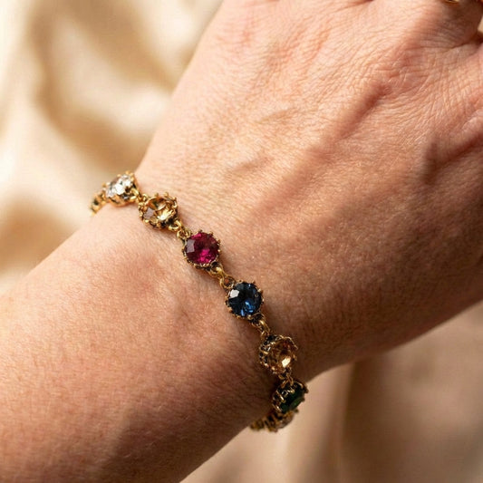 Vintage Colorful Exquisite Circle Elegant Bracelet