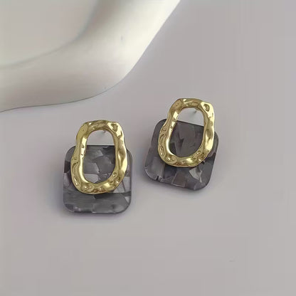 Geometric Stud Earrings