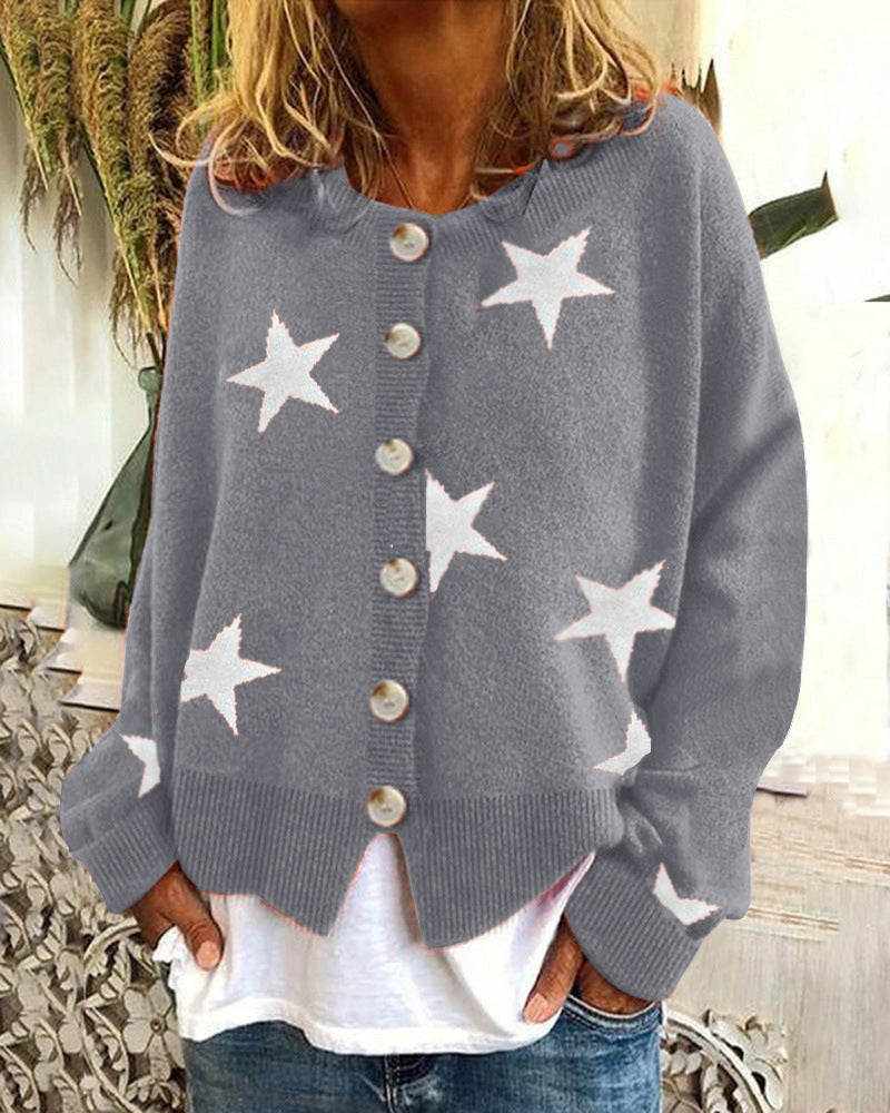 Star Sweater Cardigan