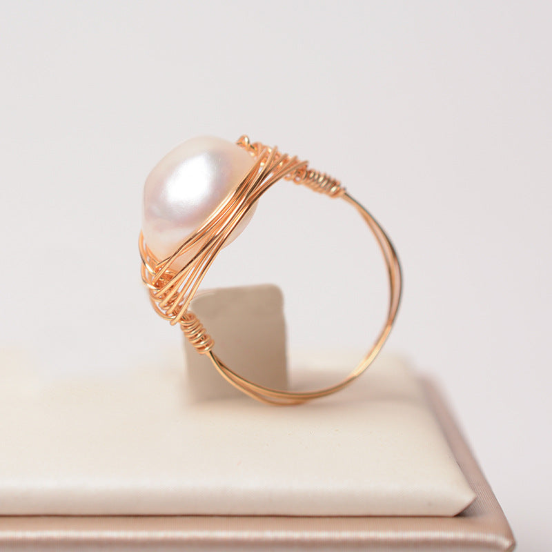 Elegant Pearl Ring