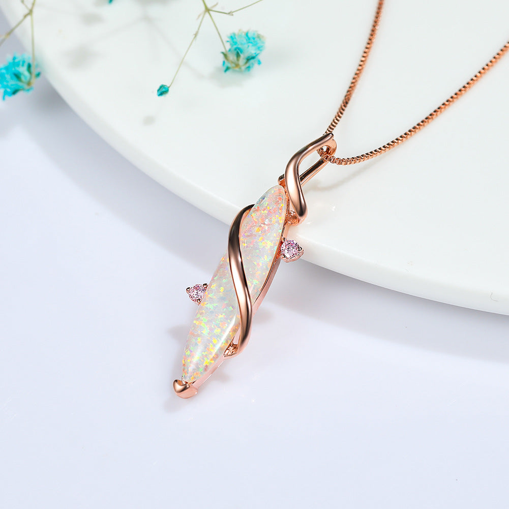 Elegant Opal Necklace