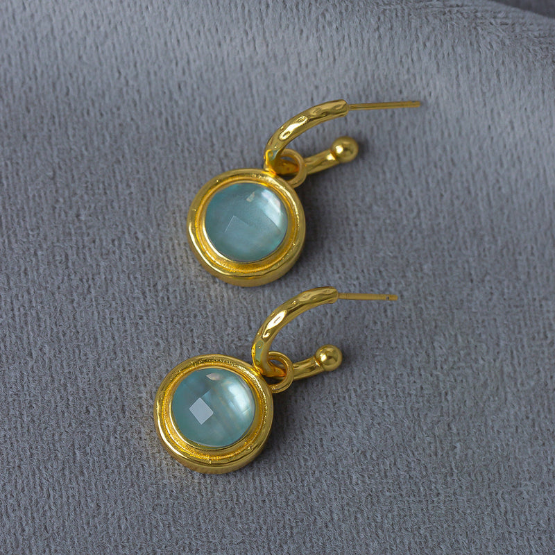 Elegant Aquamarine Earrings