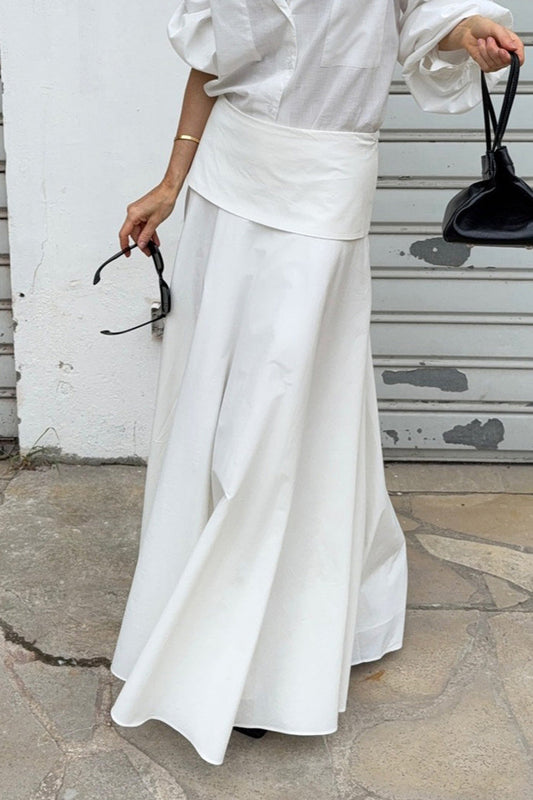 A-line Midi Skirt
