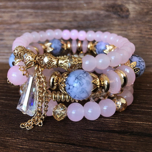Elegant Rose Quartz Bracelet
