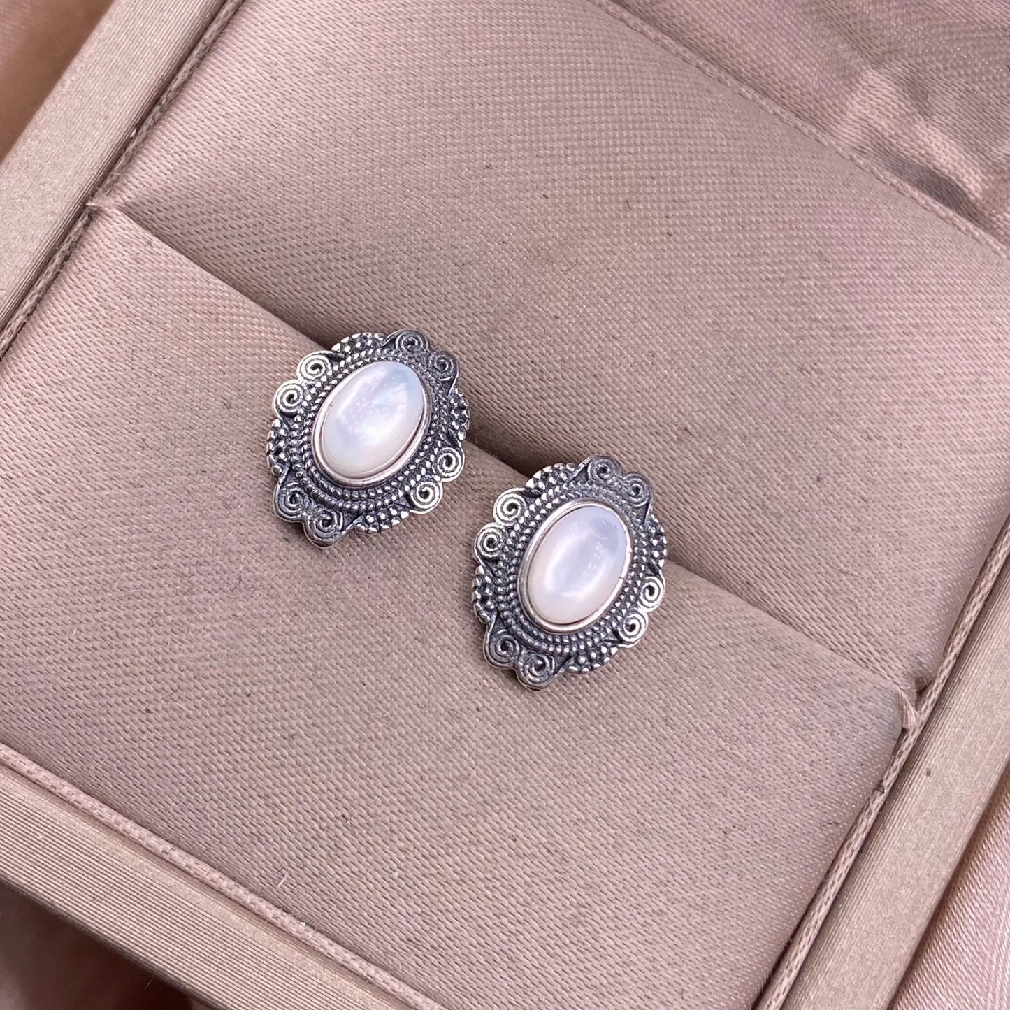 Vintage Moonstone Earrings