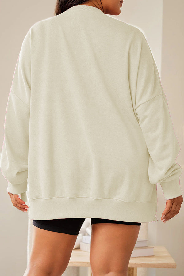 Christmas Sequined Loose Long-sleeved Sweatshirt