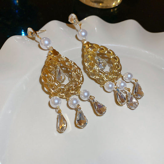 Elegant Pearl Drop Earrings
