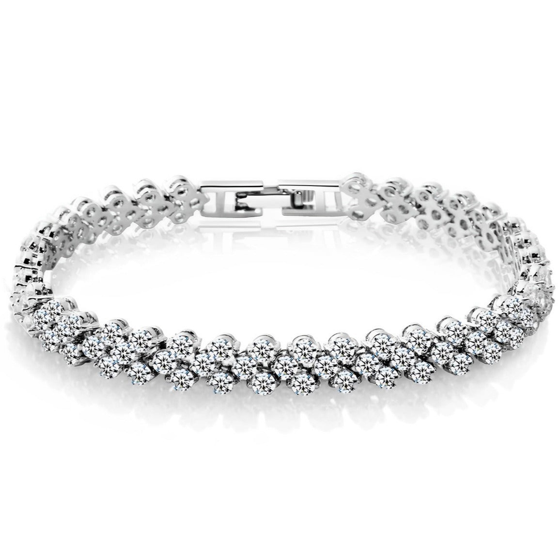 Vintage Silver Triple Row