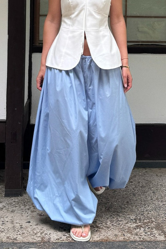 Street Cotton Lantern Loose Pants