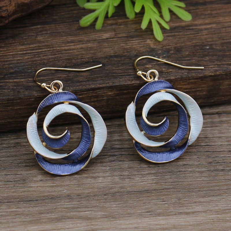 Elegant Spiral Earrings
