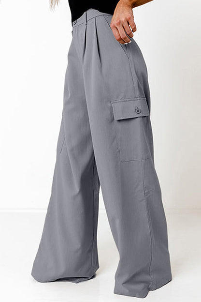 Color Loose High Waist All-match Overalls