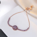 Elegant Amethyst Bracelet