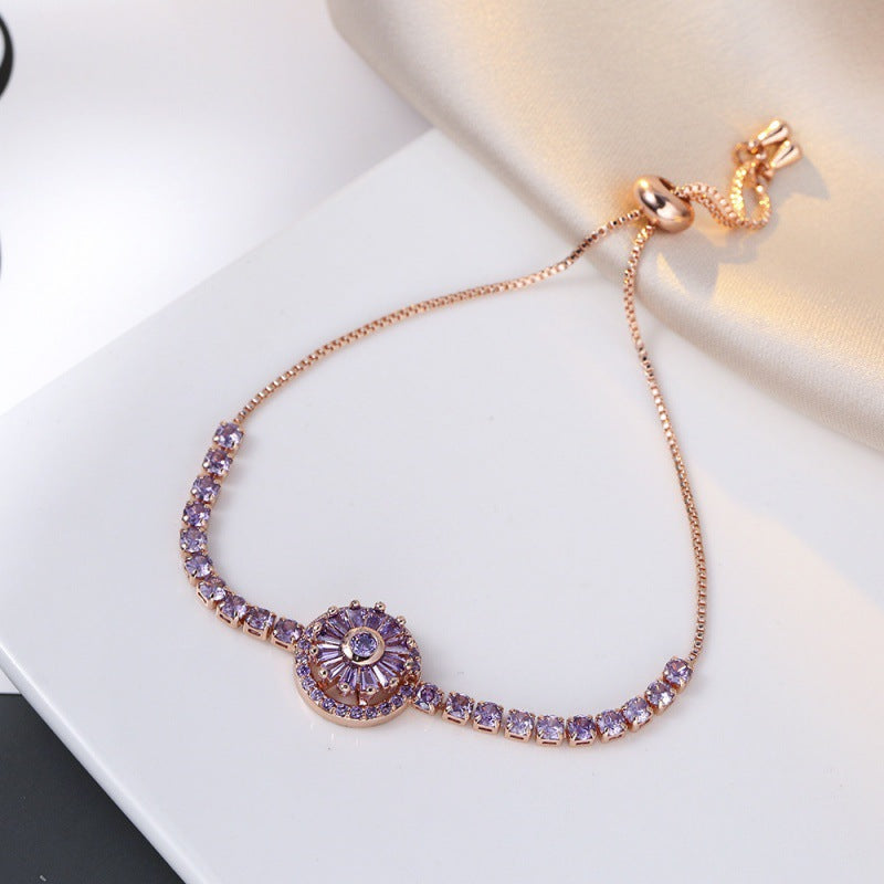 Elegant Amethyst Bracelet