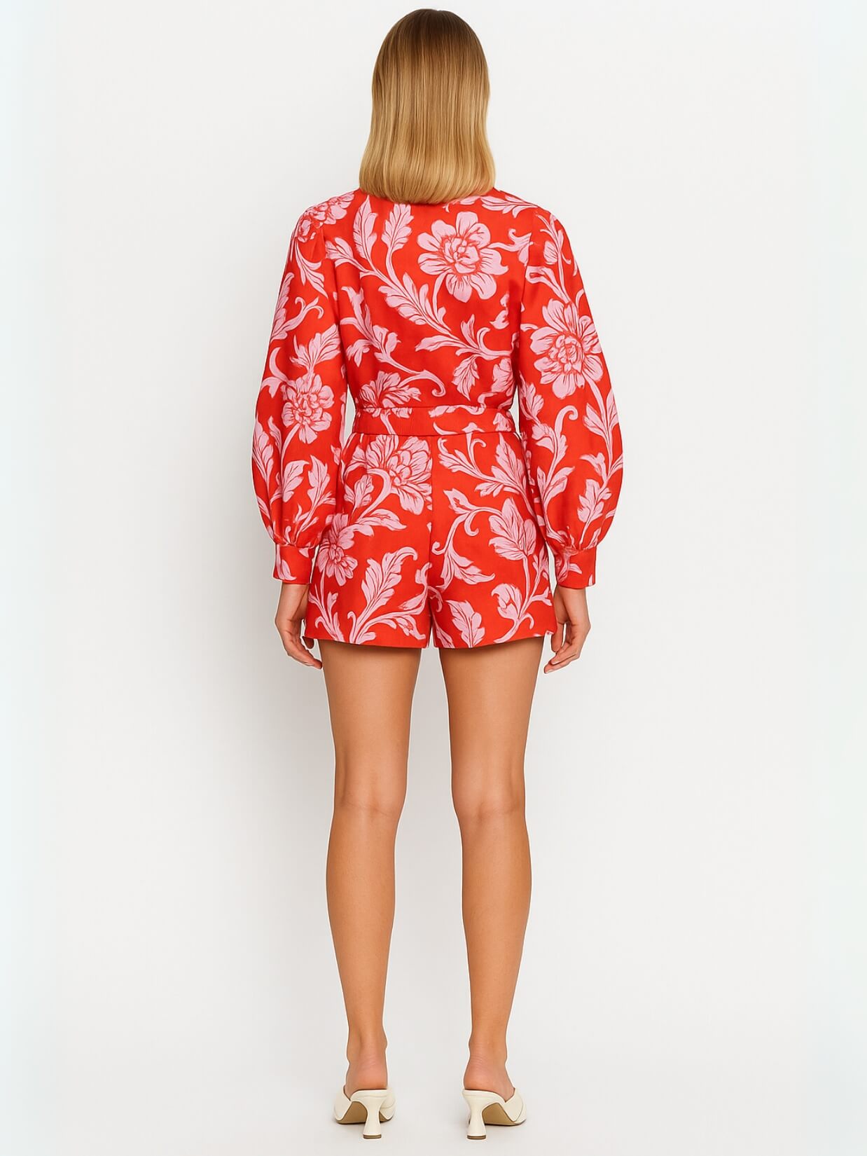 Florentine Belt Waist Romper