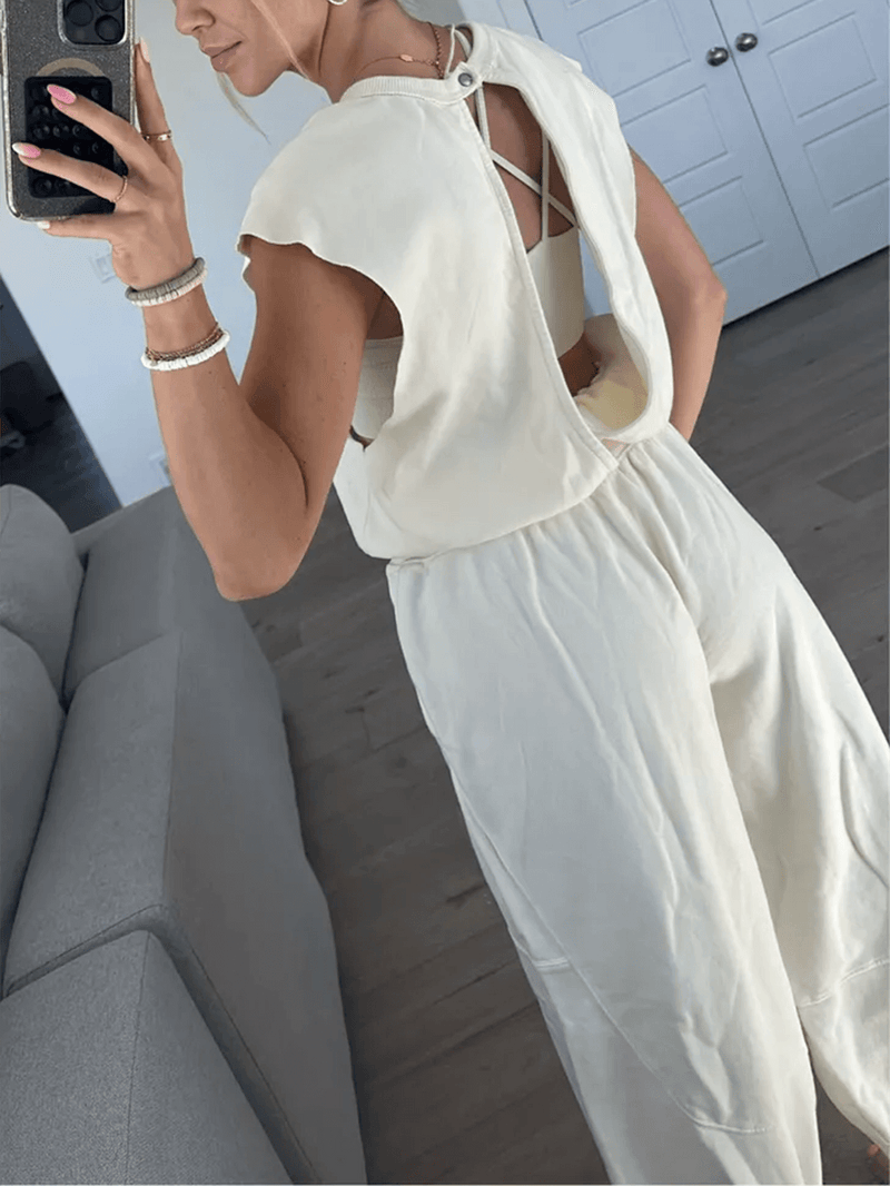Savannah - Backless Corset Jumpsuit