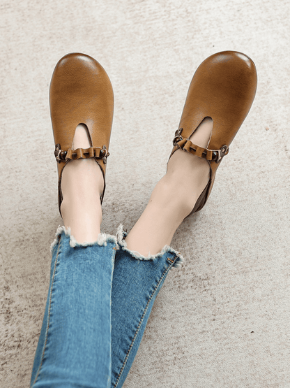 Rumour Has It| Cross Ruffle Strap Leather Sandal