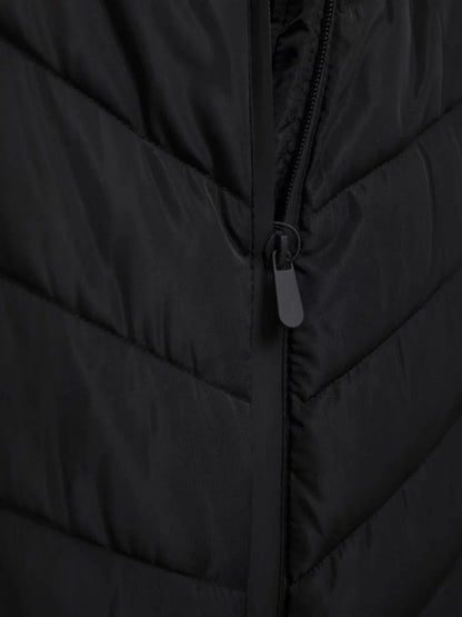 Cotton Padded Coat With Stand Up Collar for Wear