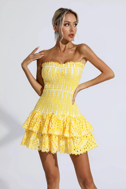 Anya | Ruffle Mini Dress